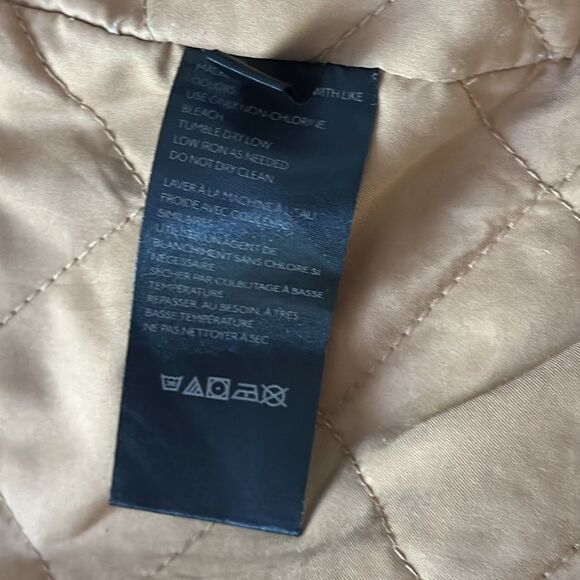 Urban Outfitters Men’s Brown Oversized Quilted Tencel Moto Jacket Size M - Picture 12 of 13